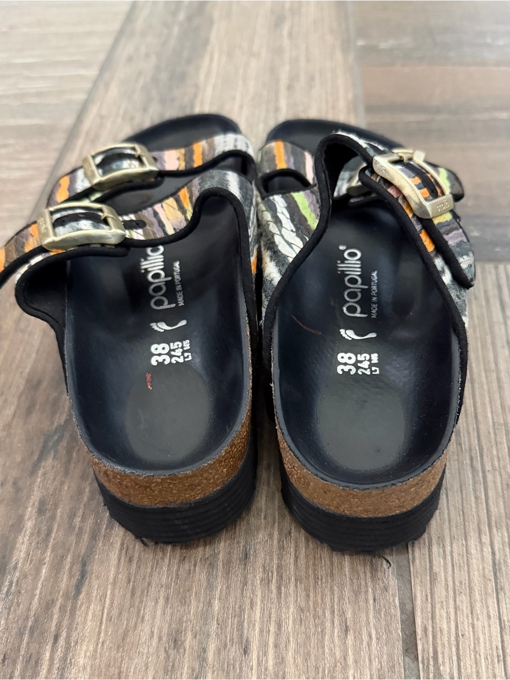 Birkenstock Arizona Papillio French Piping Sandals size 7 - Picture 6 of 10